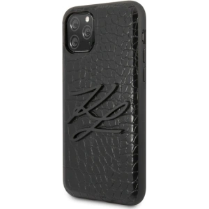 Kup Etui Karl Lagerfeld KLHCN58CRKBK Apple iPhone 11 Pro hardcase czarny/black Croco - KLD274BLK - {ean13} - Sklep Home Screen