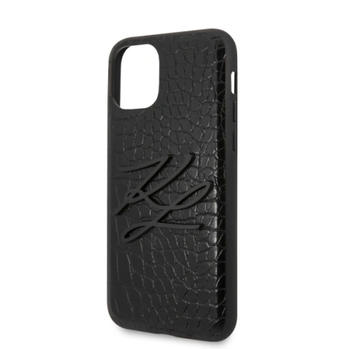 Kup Etui Karl Lagerfeld KLHCN58CRKBK Apple iPhone 11 Pro hardcase czarny/black Croco - KLD274BLK - {ean13} - Sklep Home Screen