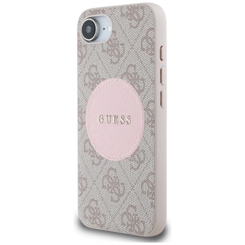 Kup Guess 4G Circle Classic Logo MagSafe Apple iPhone 16e růžová - GUE4446 - {ean13} - Sklep Home Screen