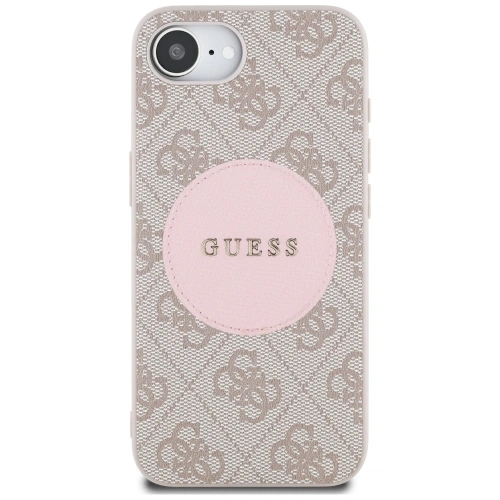 Kup Guess 4G Circle Classic Logo MagSafe Apple iPhone 16e rózsaszín - GUE4446 - {ean13} - Sklep Home Screen