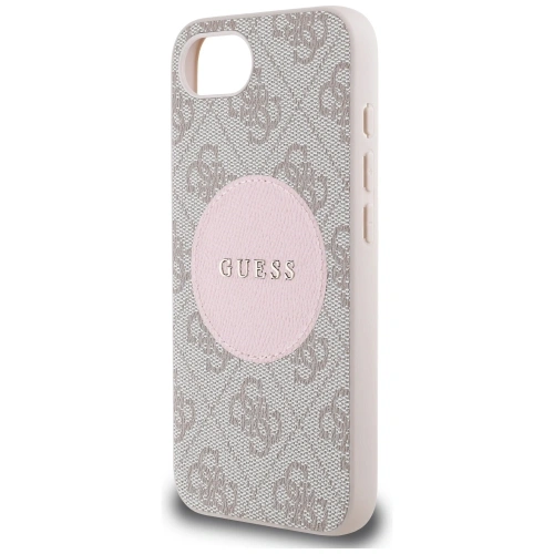 Kup Guess 4G Circle Classic Logo MagSafe Apple iPhone 16e růžová - GUE4446 - {ean13} - Sklep Home Screen