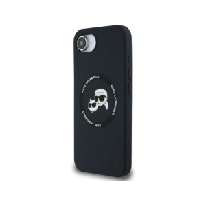 Buy Karl Lagerfeld Silicone Karl&Choupette Heads MagSafe Apple iPhone 16e black - KLD21980 - {ean13} - Home Screen Store Europe
