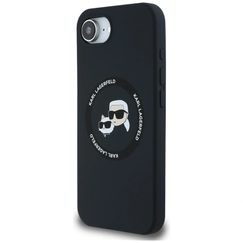 Kup Karl Lagerfeld Szilikon Karl&Choupette fejek MagSafe Apple iPhone 16e fekete - KLD21980 - {ean13} - Sklep Home Screen