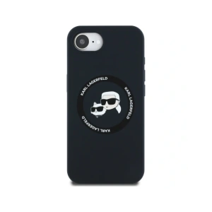 Kup Etui Karl Lagerfeld Silicone Karl&Choupette Heads MagSafe do Apple iPhone 16e czarny - KLD21980 - {ean13} - Sklep Home Screen
