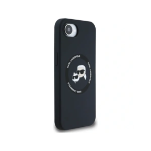 Kup Etui Karl Lagerfeld Silicone Karl&Choupette Heads MagSafe do Apple iPhone 16e czarny - KLD21980 - {ean13} - Sklep Home Screen
