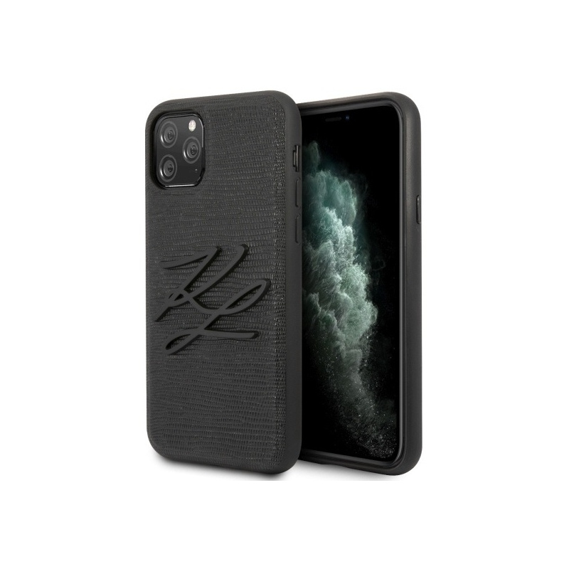 Buy Karl Lagerfeld KLHCN58TJKBK Apple iPhone 11 Pro hardcase black Lizard - 3700740477748 - KLD275BLK - Homescreen.pl