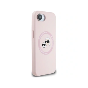 Kup Karl Lagerfeld Silikon Karl&Choupette Köpfe MagSafe Apple iPhone 16e pink - KLD21981 - {ean13} - Sklep Home Screen