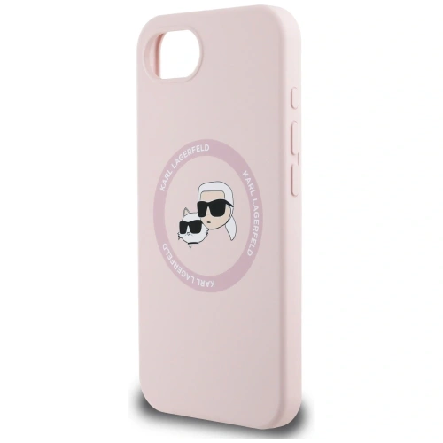 Kup Karl Lagerfeld Silikonové hlavy Karl&Choupette MagSafe Apple iPhone 16e růžové - KLD21981 - {ean13} - Sklep Home Screen
