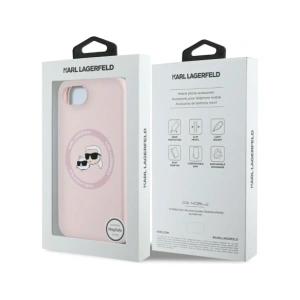 Kup Etui Karl Lagerfeld Silicone Karl&Choupette Heads MagSafe do Apple iPhone 16e różowy - KLD21981 - {ean13} - Sklep Home Screen