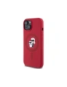 Kup Etui Karl Lagerfeld Silicone Karl&Choupette Heads Ring MagSafe do Apple iPhone 15 czerwony - KLD21982 - {ean13} - Sklep Home Screen