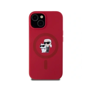 Buy Karl Lagerfeld Silicone Karl&Choupette Heads Ring MagSafe Apple iPhone 15 red - KLD21982 - {ean13} - Home Screen Store Europe