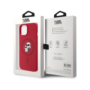 Buy Karl Lagerfeld Silicone Karl&Choupette Heads Ring MagSafe Apple iPhone 15 red - KLD21982 - {ean13} - Home Screen Store Europe