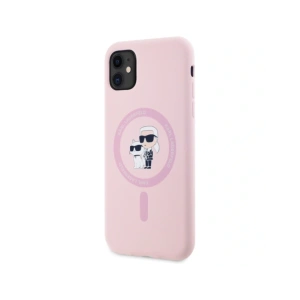 Kup Etui Karl Lagerfeld Silicone Karl&Choupette MagSafe do Apple iPhone 11 różowy - KLD21983 - {ean13} - Sklep Home Screen