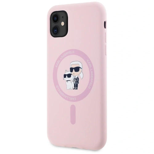 Kup Etui Karl Lagerfeld Silicone Karl&Choupette MagSafe do Apple iPhone 11 różowy - KLD21983 - {ean13} - Sklep Home Screen