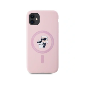 Kup Etui Karl Lagerfeld Silicone Karl&Choupette MagSafe do Apple iPhone 11 różowy - KLD21983 - {ean13} - Sklep Home Screen