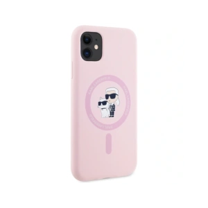 Kup Etui Karl Lagerfeld Silicone Karl&Choupette MagSafe do Apple iPhone 11 różowy - KLD21983 - {ean13} - Sklep Home Screen