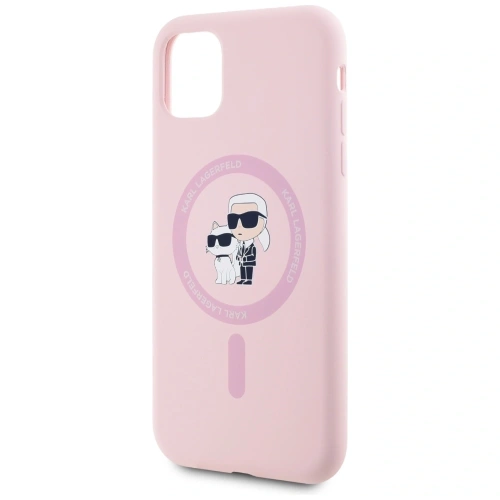 Kup Karl Lagerfeld Silicon Karl&Choupette MagSafe Apple iPhone 11 roz - KLD21983 - {ean13} - Sklep Home Screen