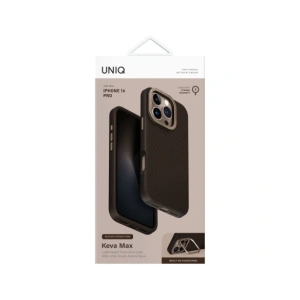 Kup Etui UNIQ Keva Max do Apple iPhone 16 Pro Magclick Charging Camera Stand brązowy - UNIQ1489 - {ean13} - Sklep Home Screen