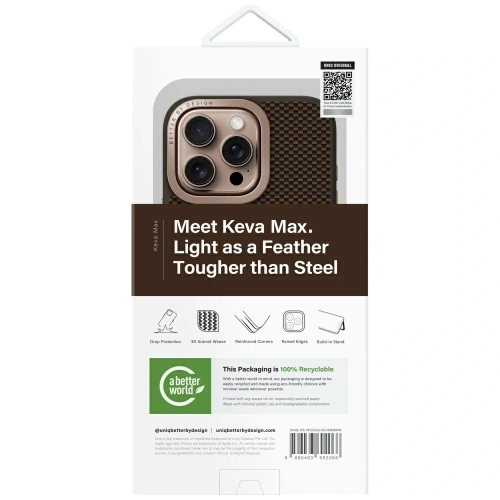 Buy UNIQ Keva Max Apple iPhone 16 Pro Magclick Charging Camera Stand brown - UNIQ1489 - {ean13} - Home Screen Store Europe