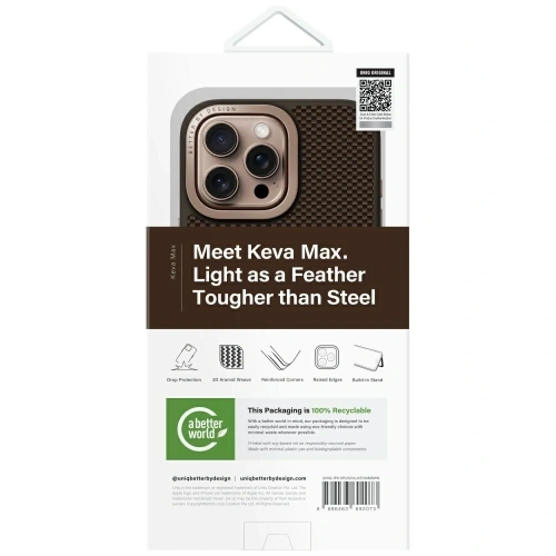Buy UNIQ Keva Max Apple iPhone 16 Pro Max Magclick Charging Camera Stand brown - UNIQ1490 - {ean13} - Home Screen Store Europe