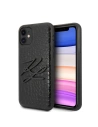 Etui Karl Lagerfeld KLHCN61CRKBK Apple iPhone 11 hardcase negru/black Croco