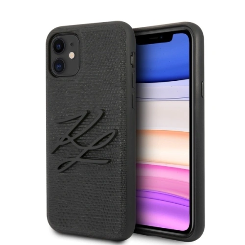 Kup Etui Karl Lagerfeld KLHCN61TJKBK Apple iPhone 11 hardcase černý/black Lizard - KLD277BLK - {ean13} - Sklep Home Screen