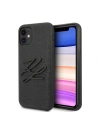 Etui Karl Lagerfeld KLHCN61TJKBK Apple iPhone 11 hardcase fekete/lizard