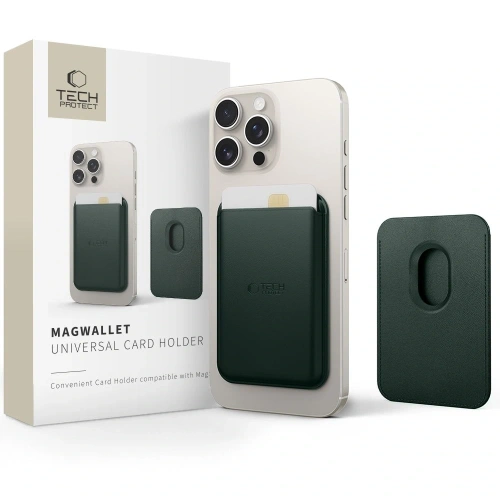 Kup Tech-Protect Magwallet MagSafe Universal Magnetic Suport pentru Carduri Khaki - THP4008 - {ean13} - Sklep Home Screen