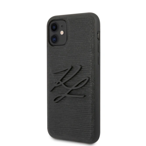 Kup Etui Karl Lagerfeld KLHCN61TJKBK Apple iPhone 11 hardcase černý/black Lizard - KLD277BLK - {ean13} - Sklep Home Screen