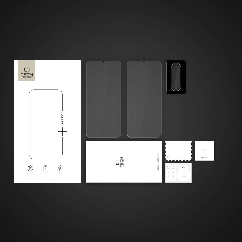 Szkło hartowane Tech-Protect Glass Set+ Samsung Galaxy A26 5G Clear