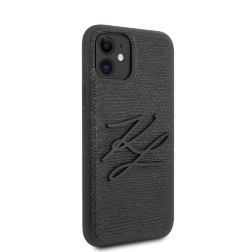 Kup Etui Karl Lagerfeld KLHCN61TJKBK Apple iPhone 11 hardcase černý/black Lizard - KLD277BLK - {ean13} - Sklep Home Screen