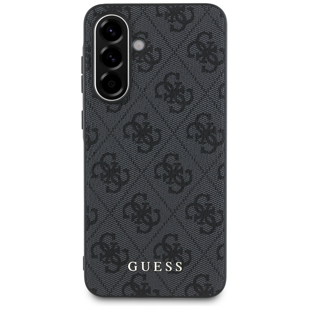 Etui Guess 4G Metal Gold Logo do Samsung Galaxy A56 czarny