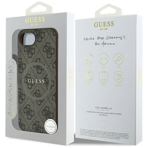 Kup Guess 4G Ring Classic Logo MagSafe Apple iPhone 16e braun - GUE4451 - {ean13} - Sklep Home Screen