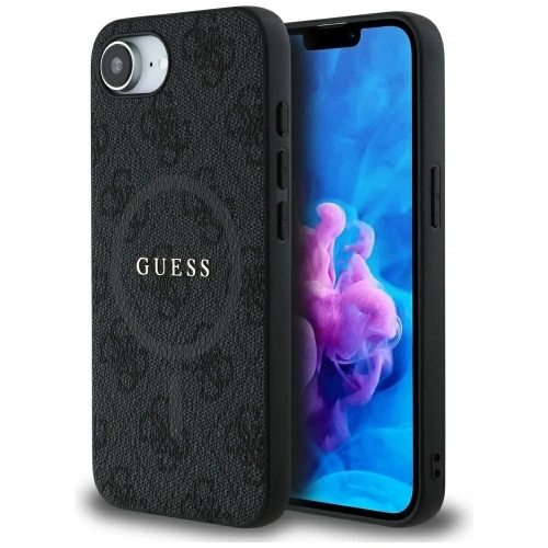 Kup Guess 4G Ring Classic Logo MagSafe Apple iPhone 16e schwarz - GUE4452 - {ean13} - Sklep Home Screen