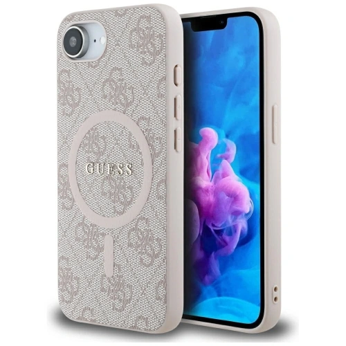 Kup Guess 4G Ring Classic Logo MagSafe Apple iPhone 16e rosa - GUE4453 - {ean13} - Sklep Home Screen