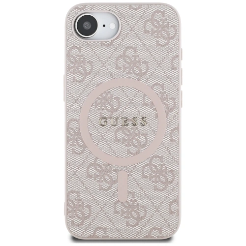 Kup Etui Guess 4G Ring Classic Logo MagSafe do Apple iPhone 16e różowy - GUE4453 - {ean13} - Sklep Home Screen