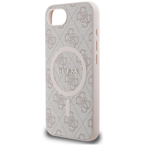 Kup Etui Guess 4G Ring Classic Logo MagSafe do Apple iPhone 16e różowy - GUE4453 - {ean13} - Sklep Home Screen