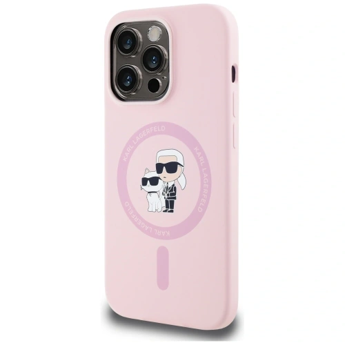 Kup Etui Karl Lagerfeld Silicone Karl&Choupette MagSafe do Apple iPhone 14 Pro różowy - KLD21985 - {ean13} - Sklep Home Screen