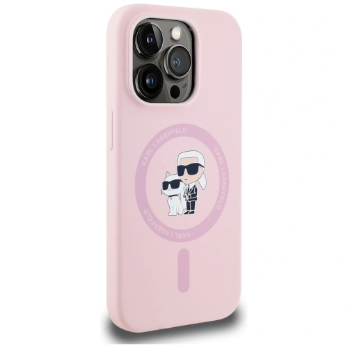 Kup Etui Karl Lagerfeld Silicone Karl&Choupette MagSafe do Apple iPhone 14 Pro różowy - KLD21985 - {ean13} - Sklep Home Screen