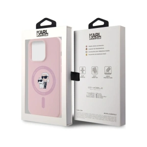 Kup Etui Karl Lagerfeld Silicone Karl&Choupette MagSafe do Apple iPhone 14 Pro różowy - KLD21985 - {ean13} - Sklep Home Screen