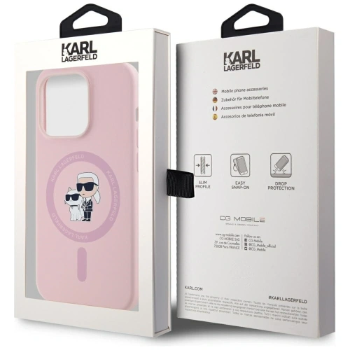 Kup Karl Lagerfeld Silicon Karl&Choupette MagSafe Apple iPhone 14 Pro roz - KLD21985 - {ean13} - Sklep Home Screen