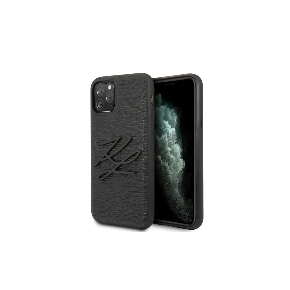 Etui Karl Lagerfeld KLHCN65TJKBK Apple iPhone 11 Pro Max hardcase czarny/black Lizard