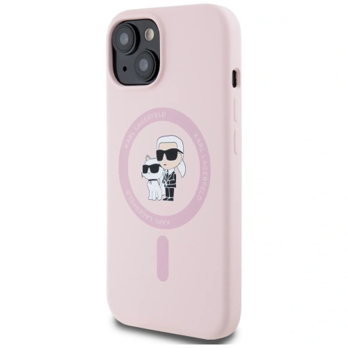Kup Karl Lagerfeld Silikon Karl&Choupette MagSafe Apple iPhone 15 Plus pink - KLD21986 - {ean13} - Sklep Home Screen