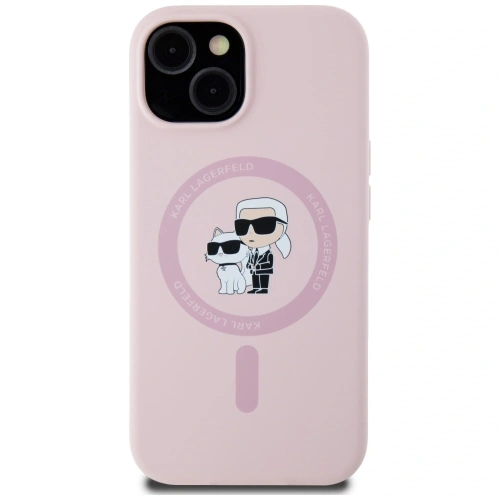 Kup Karl Lagerfeld Silikon Karl&Choupette MagSafe Apple iPhone 15 Plus pink - KLD21986 - {ean13} - Sklep Home Screen