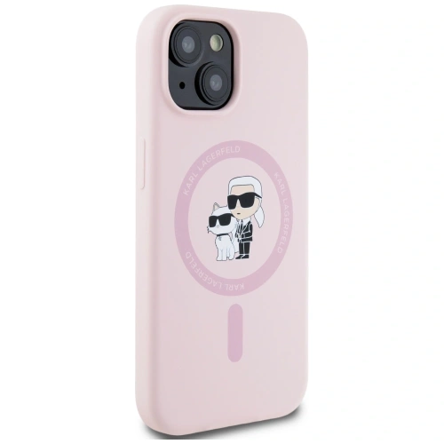 Kup Karl Lagerfeld Silikon Karl&Choupette MagSafe Apple iPhone 15 Plus pink - KLD21986 - {ean13} - Sklep Home Screen