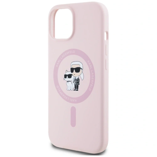 Kup Karl Lagerfeld Silikon Karl&Choupette MagSafe Apple iPhone 15 Plus pink - KLD21986 - {ean13} - Sklep Home Screen