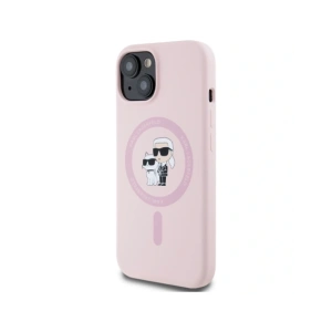 Buy Karl Lagerfeld Silicone Karl&Choupette MagSafe Apple iPhone 15 pink - KLD21987 - {ean13} - Home Screen Store Europe