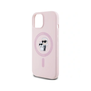 Buy Karl Lagerfeld Silicone Karl&Choupette MagSafe Apple iPhone 15 pink - KLD21987 - {ean13} - Home Screen Store Europe