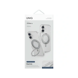 Buy UNIQ Swivix Apple iPhone 16 360 Rotating Kickstand clear - UNIQ1495 - {ean13} - Home Screen Store Europe