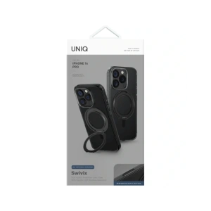 Kup Etui UNIQ Swivix do Apple iPhone 16 Pro 360 Rotating Kickstand czarny - UNIQ1497 - {ean13} - Sklep Home Screen